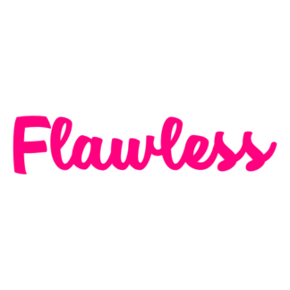 Flawless Decal (Hot Pink)